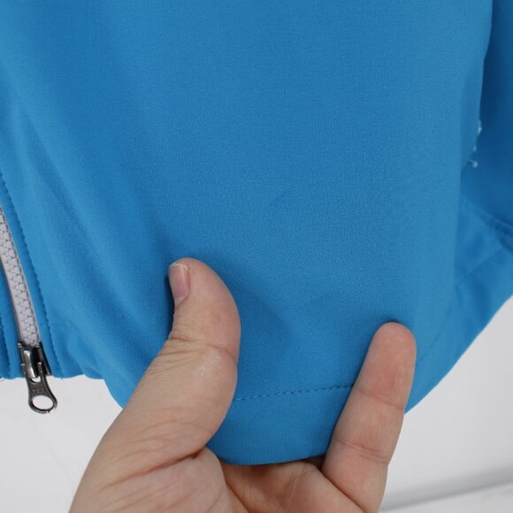 Peter millar jacket men XL wind repellent full zip blue stretch golf performance - Picture 3 of 16